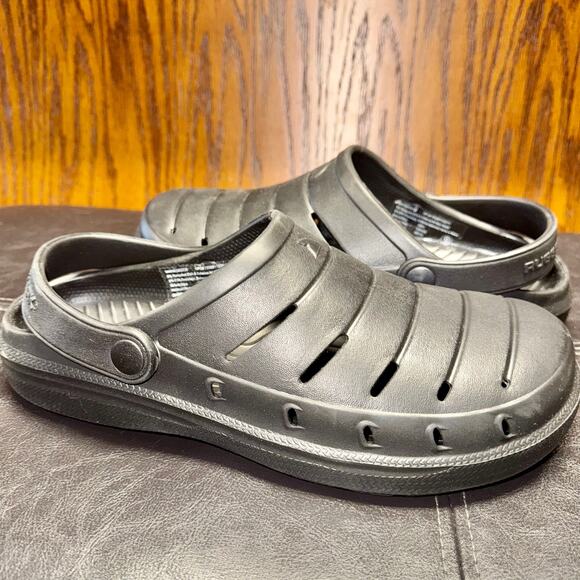 Rugged Shark Women's Comfort Slip On Clogs in Black - Size 9 - Like New - Picture 1 of 9